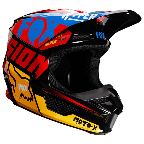 V1 ツァールヘルメット ユース/キッズ ブラック/イエロー YSサイズ/47cm~48cm