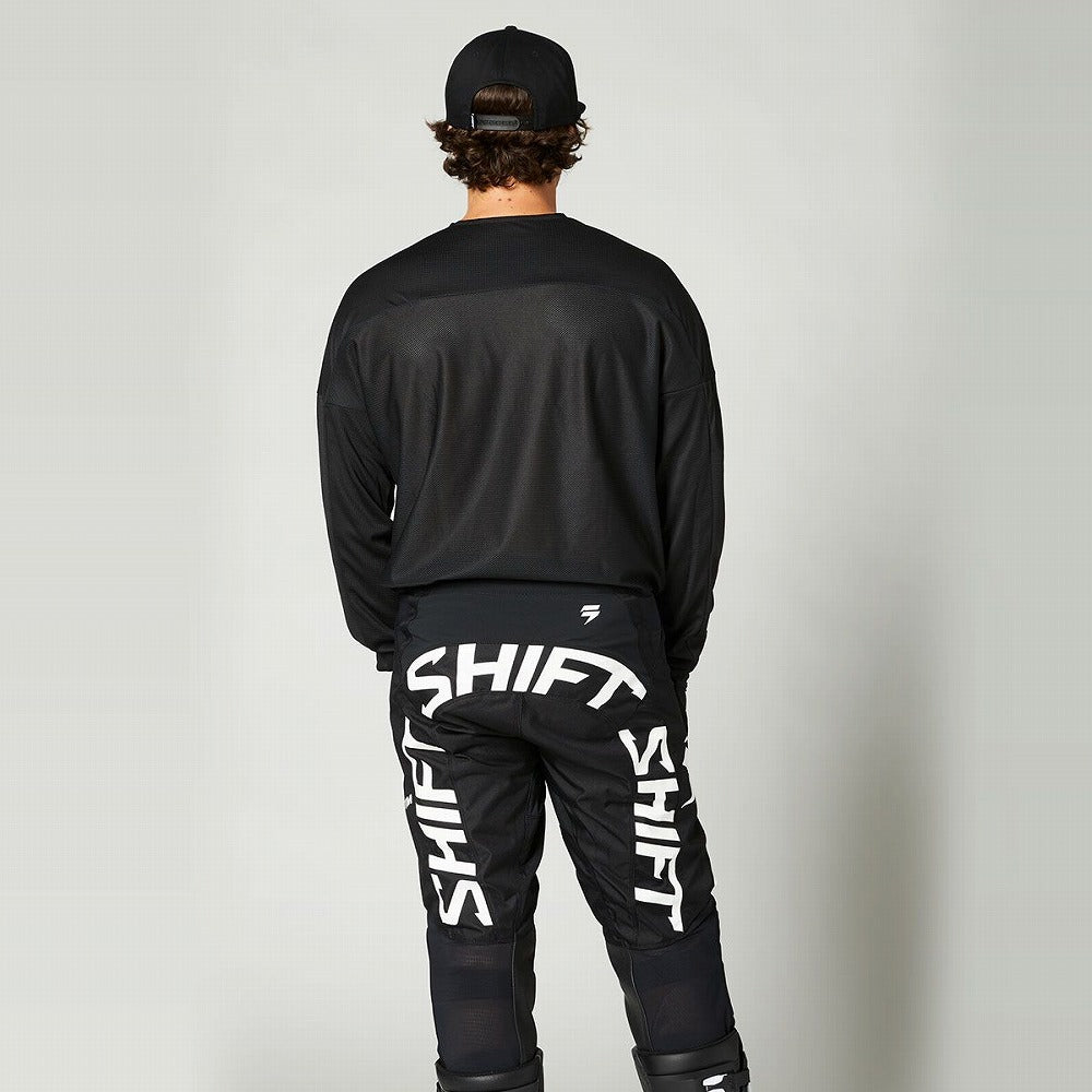 ジャージ ホワイトレーベル ブリス ブラック/ホワイト Lサイズ