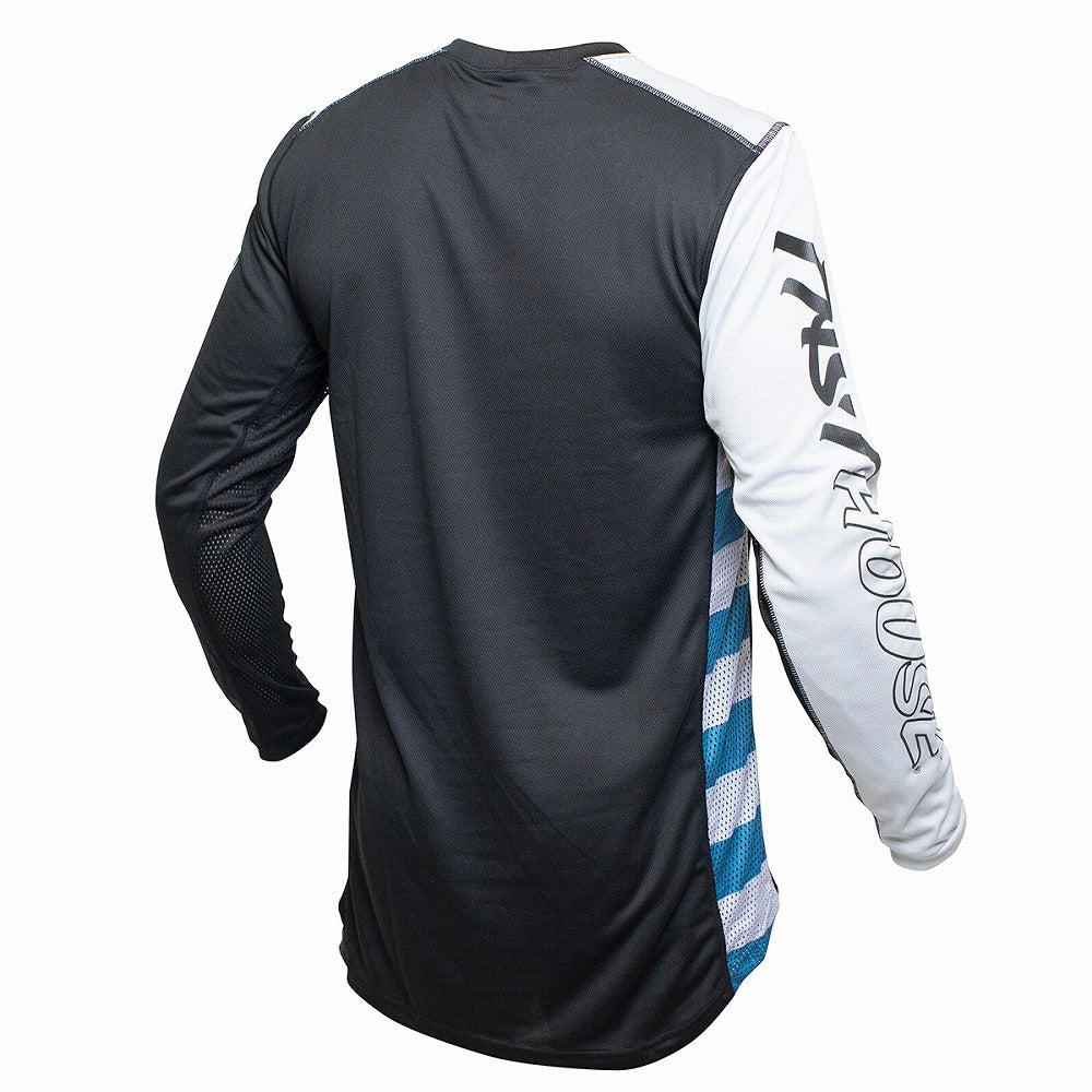 Grindhouse Jersey Cypher Black/Silver M size