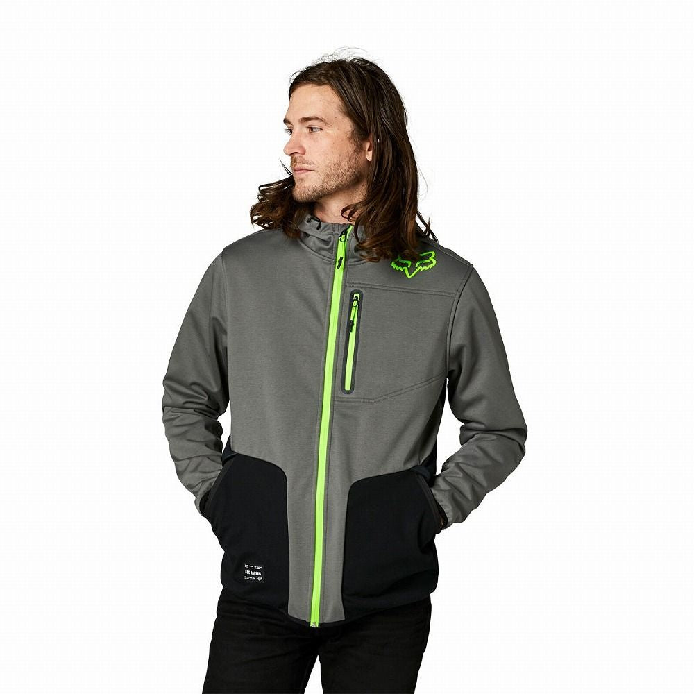 ジャケット バリケード ソフトシェルフリース ピューター Sサイズ