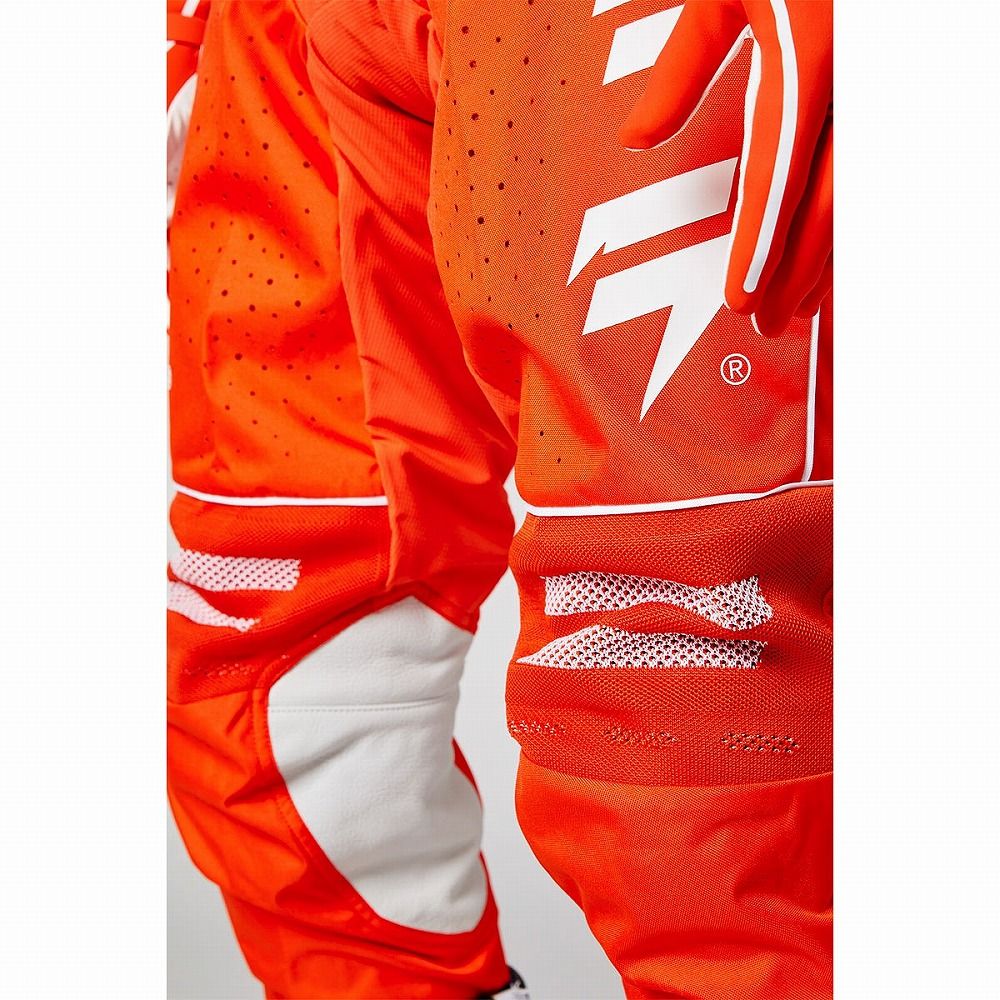 パンツ ブラックレーベル ビーム オレンジ/ホワイト 30インチ