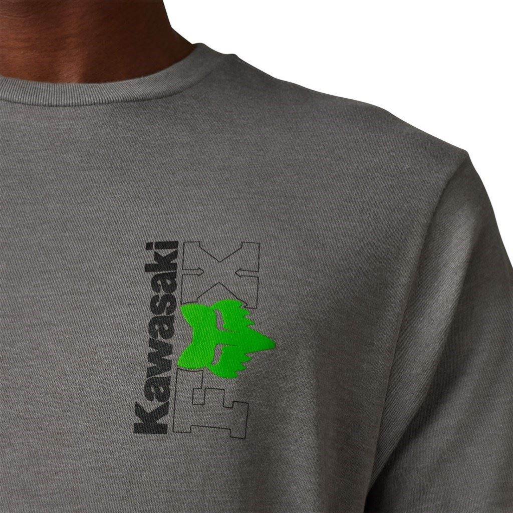 カワサキ(2) Tシャツ ヒーサーグレー