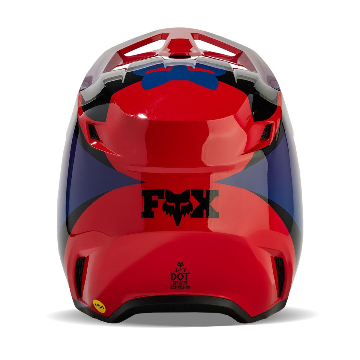 V1ヘルメット ストリーク フローレッド