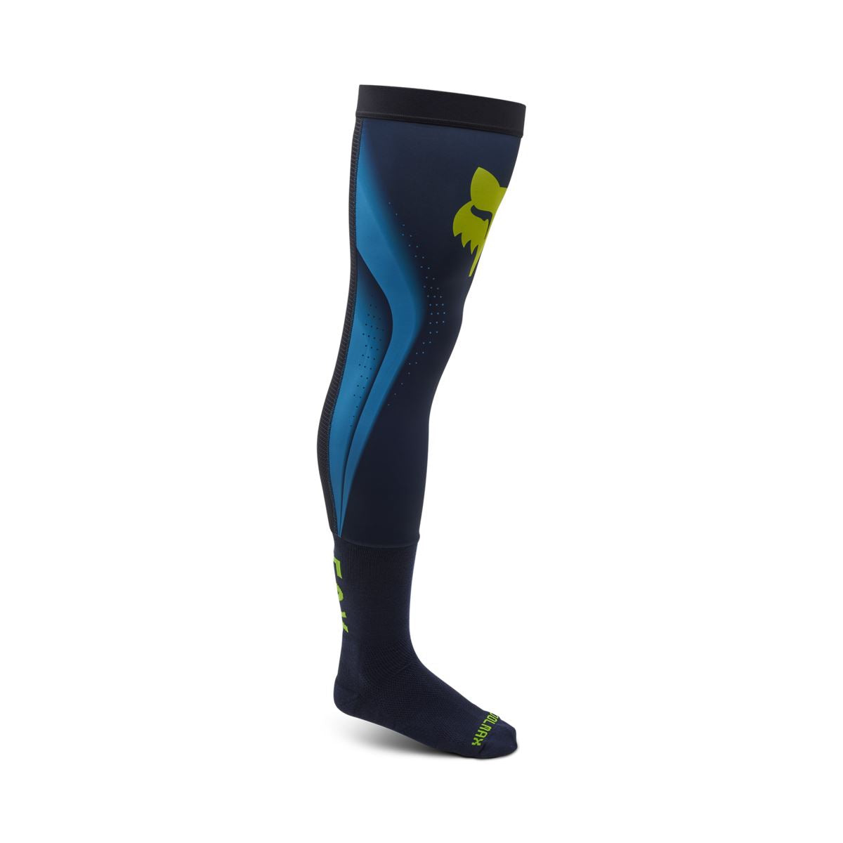FOX Knee Brace Socks Flexair Flo Yellow
