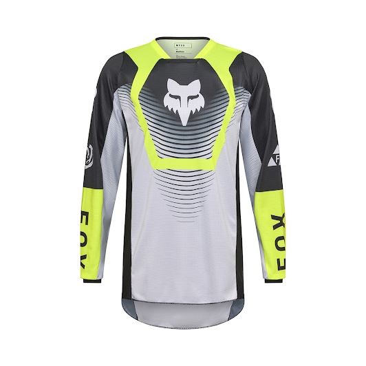 FOX 180 JSY KOREKT GRY/YEL