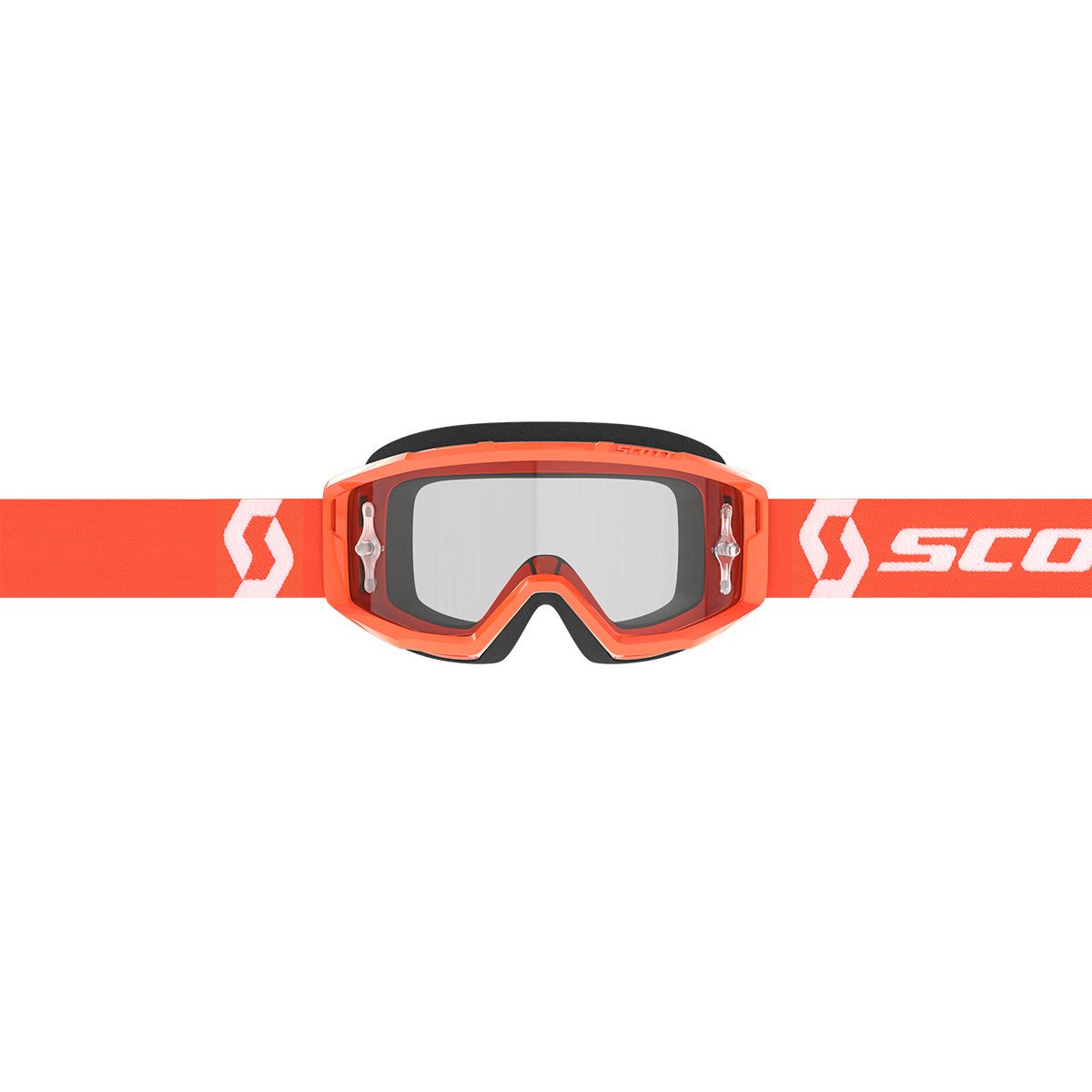 Primal Goggles Clear Orange/White/Clear Lens