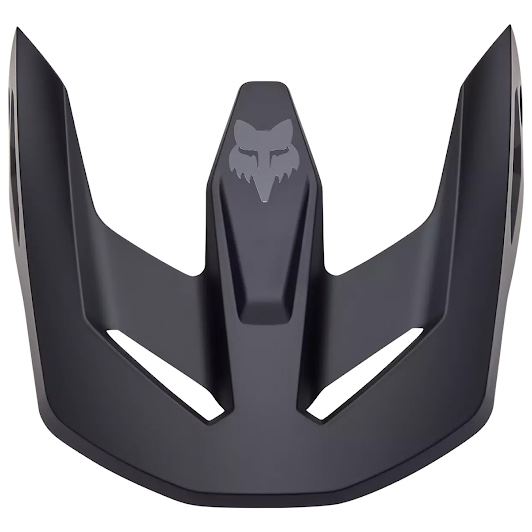 FOX V1ヘルメットパーツ バイザー ソリッド マットブラック