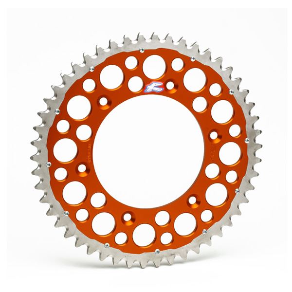 ツインリングスプロケット オレンジ 52T リヤ KTM125-530