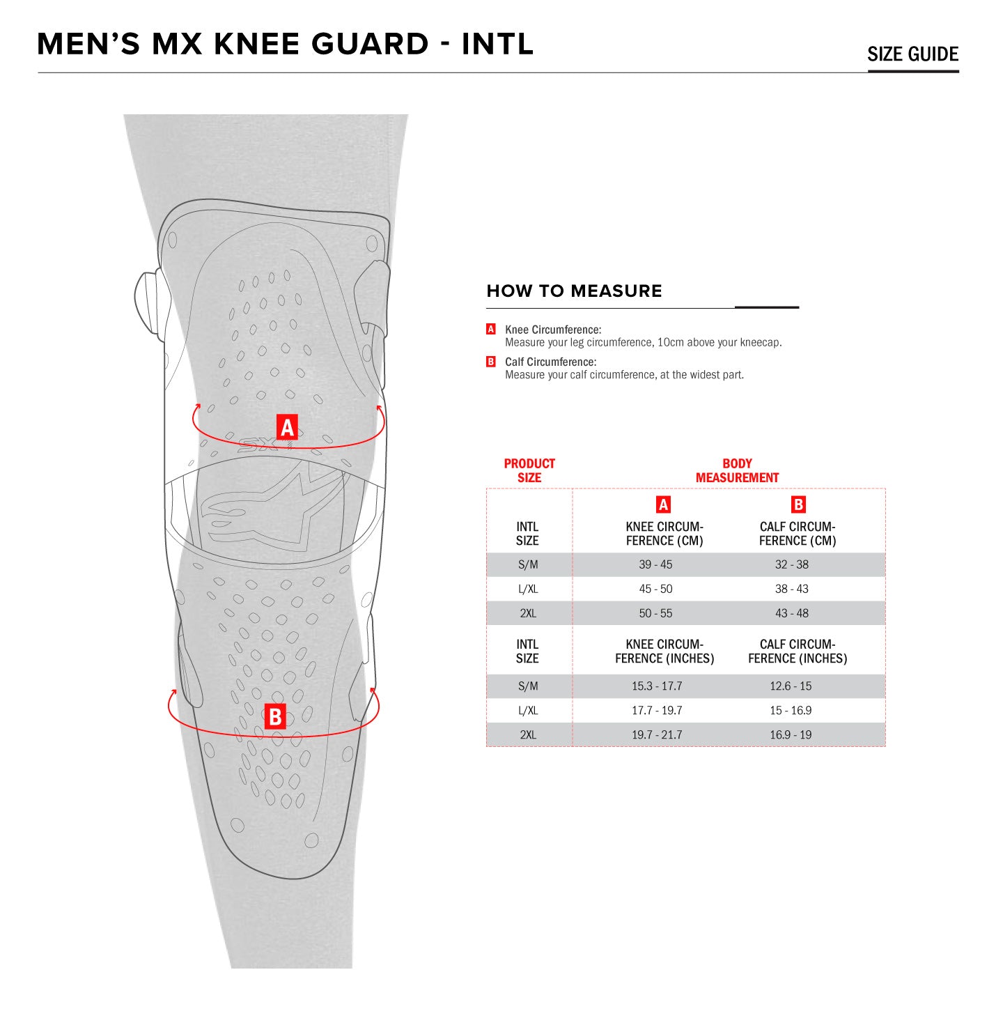 Sequence Knee Protector Black/Red