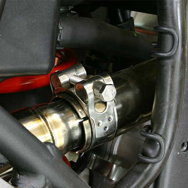Stainless steel exhaust clamp 36-39mm