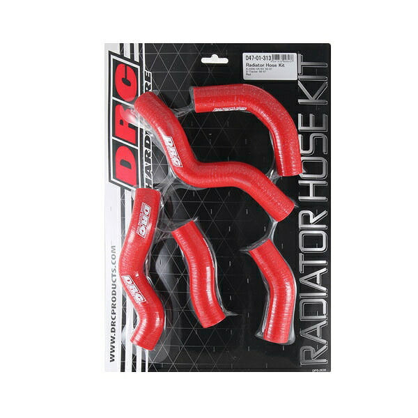 Radiator Hose Kit Kawasaki KLX250 '93-07/D-Tracker '98-07 Red