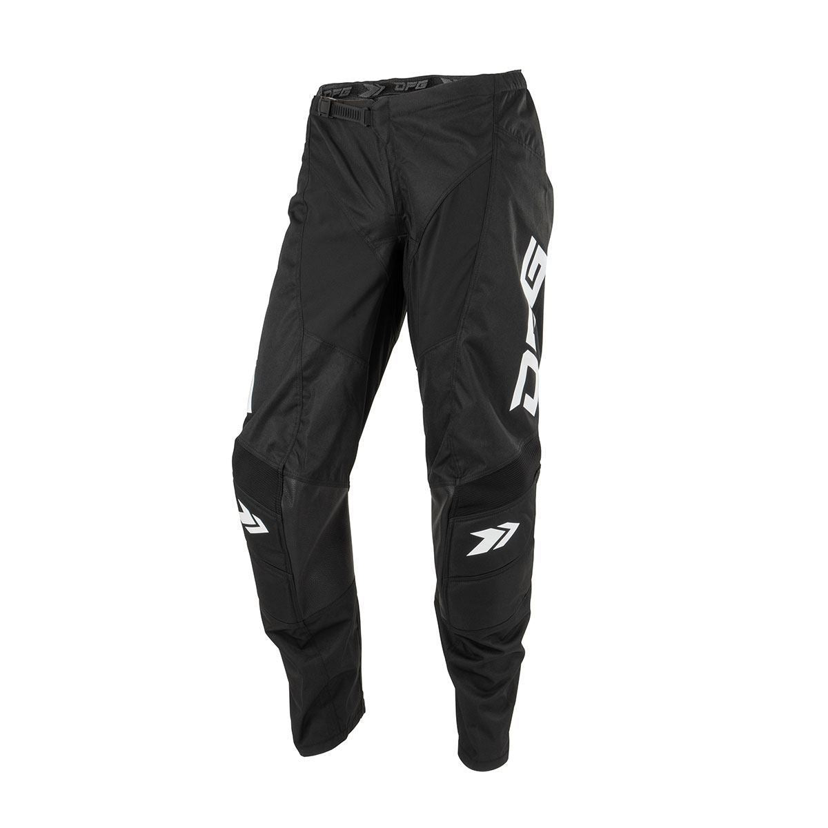 ソリッド パンツ ブラック/ホワイト