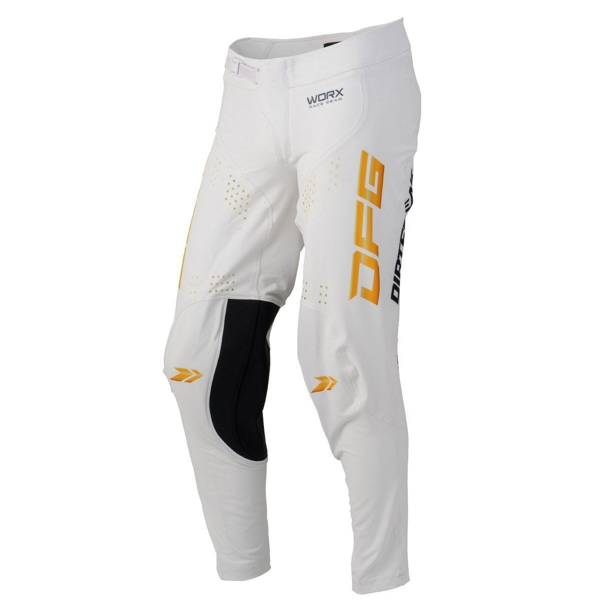 ワークスパンツ アイコン ホワイト/ゴールド