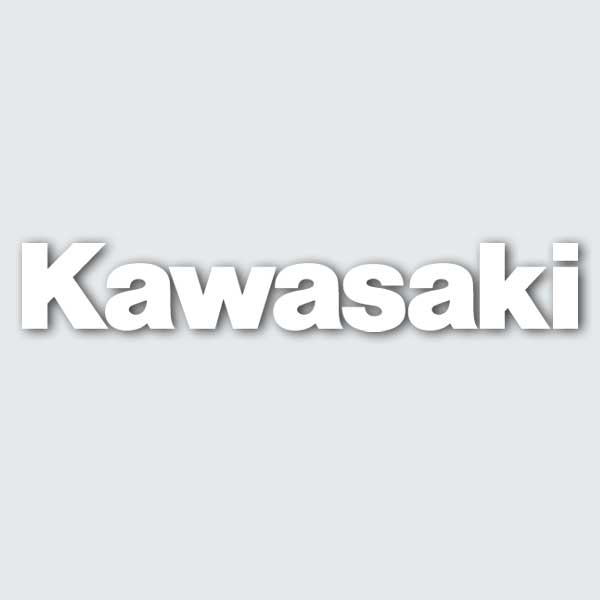 ビッグダイカット ステッカー 1feet 30cm KAWASAKI ホワイト