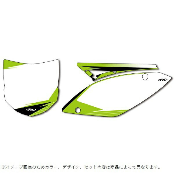 Pre-Cut Printed Background White KX450F’12