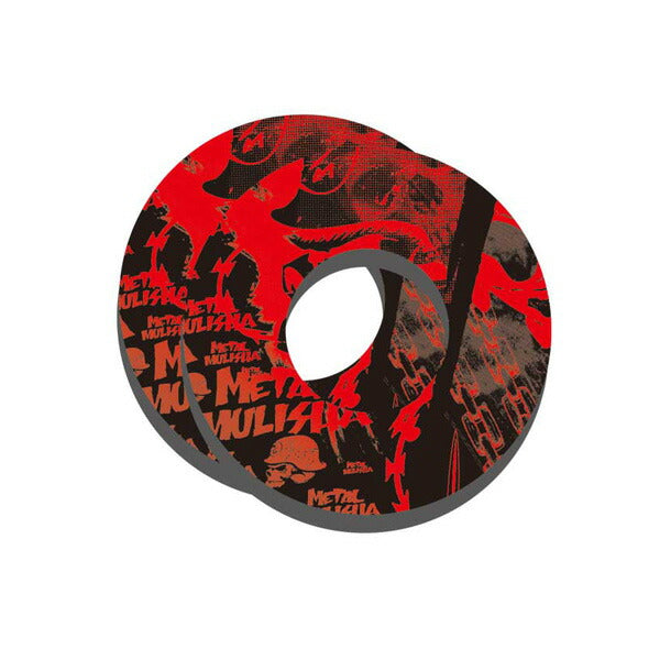 グリップドーナツ 1SET Metal Mulisha レッド/ブラック