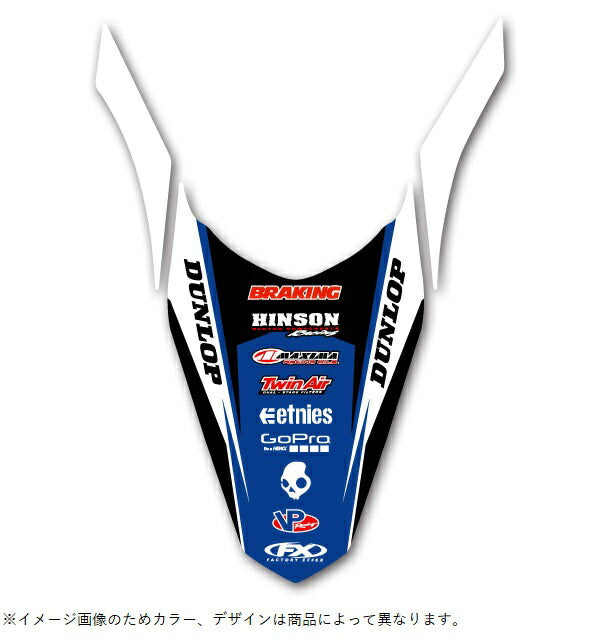 YAMAHA/ヤマハ リヤフェンダーデカール 4D YZ250F YZ450F YZ250FX YZ450FX