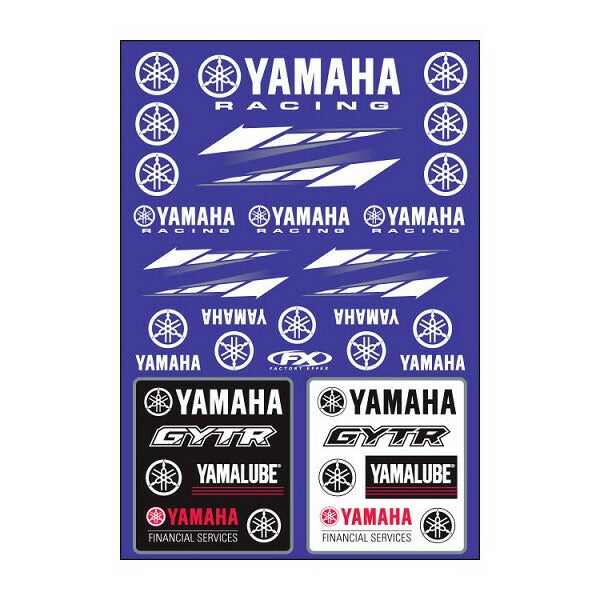 OEM ステッカーシート 48cm×30cm YAMAHA RACING/ヤマハレーシング