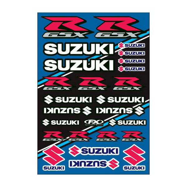 OEM ステッカーシート 48cm×30cm SUZUKI SPORT BIKE/スズキスポーツバイク