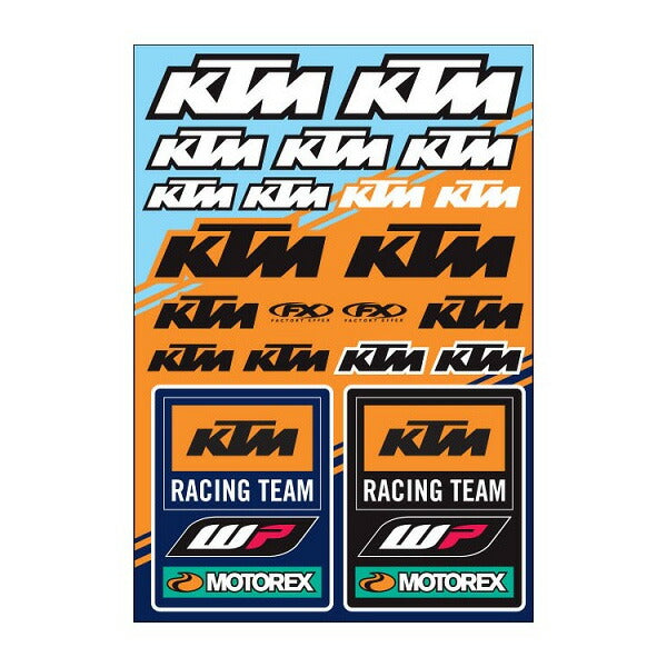 OEM ステッカーシート 48cm×30cm KTM RACING
