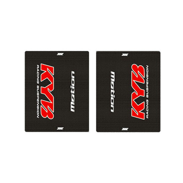Fork Decal KYB Red CARBON-2