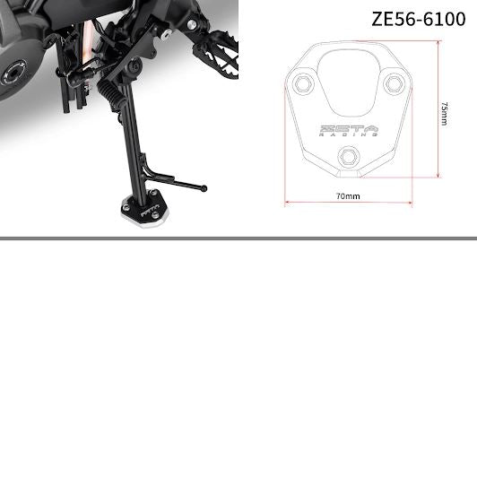 サイドスタンドエクステンダー ブラック/シルバー CL250/500