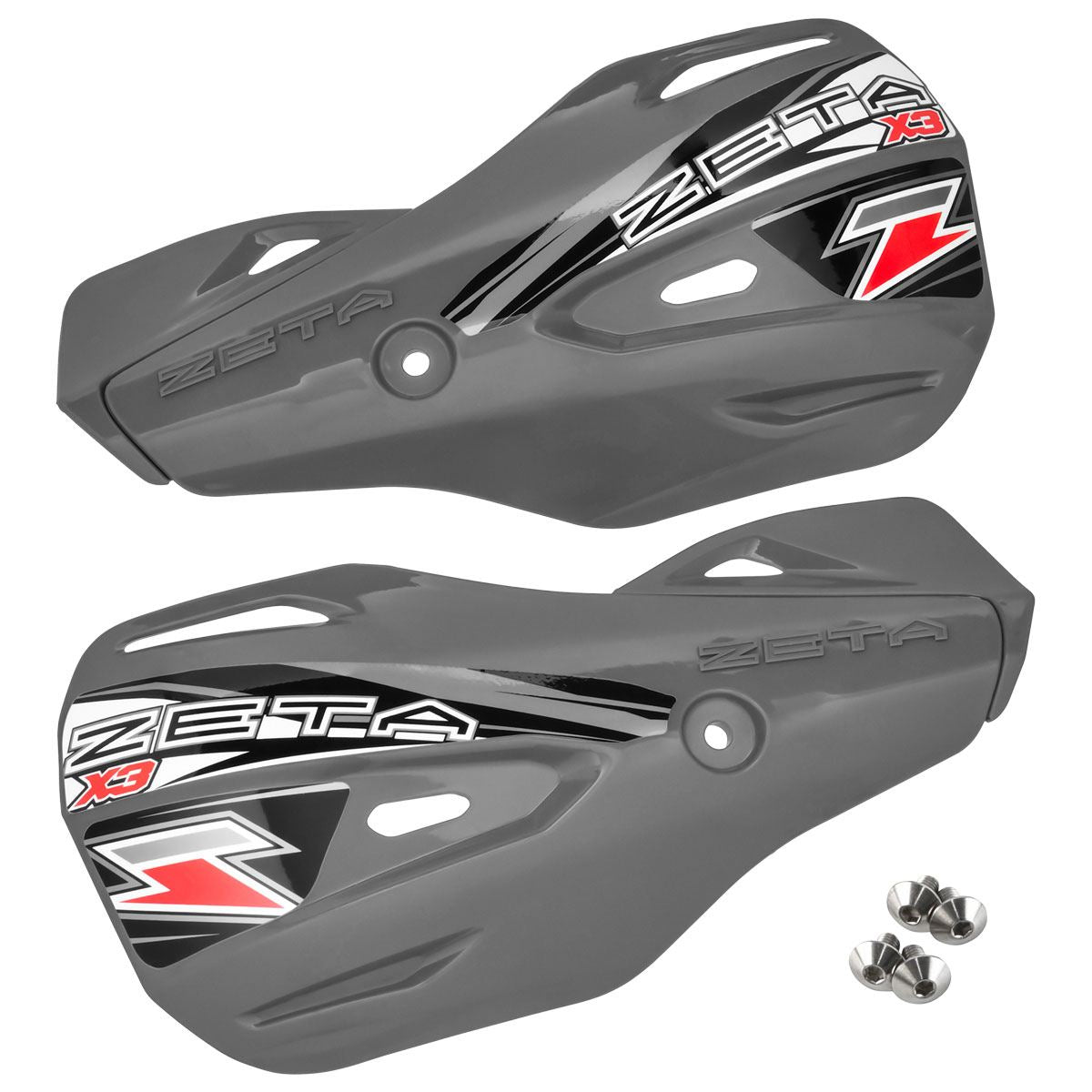 アーマーハンドガード用 X3プロテクター グレー 左右セット – バイクマン