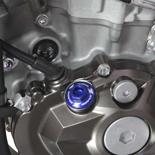 Oil Filler Cap Kawasaki Blue