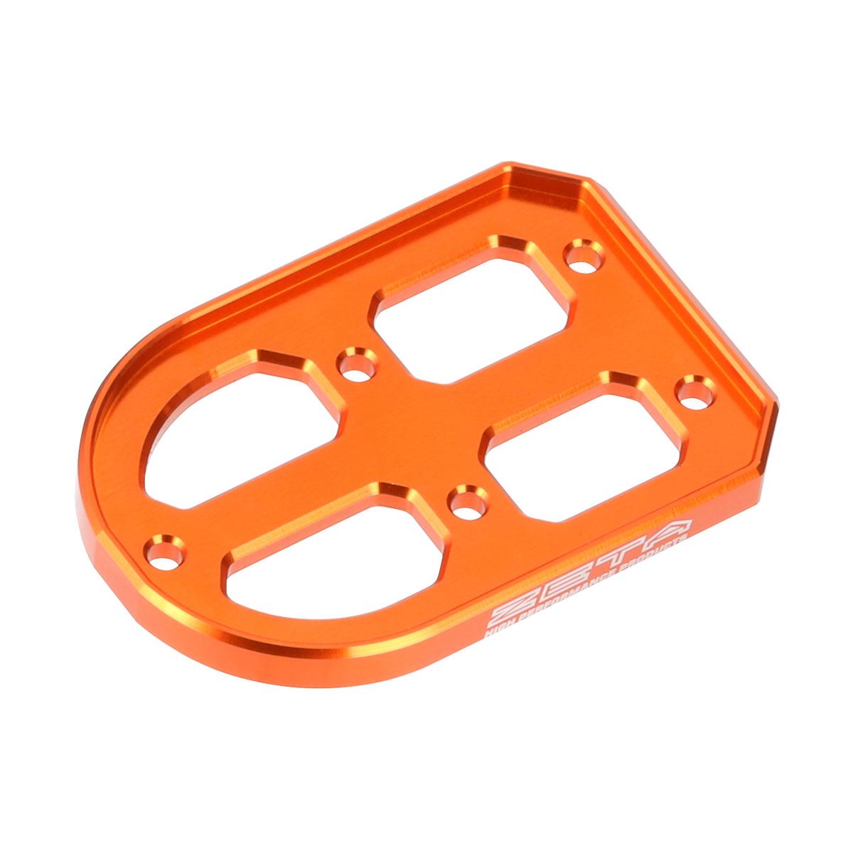 Adventure Footpeg Replacement Aluminum Base Orange Common Left and Right 1pc.