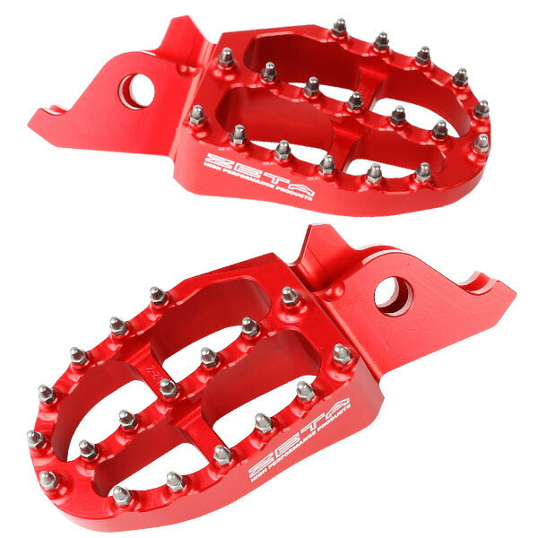 Aluminum Foot Pegs Red CR125R/CR250R/CRF150R/CRF250R/CRF450R