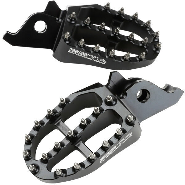 Aluminum Footpegs, Black, KX250F/KX450F