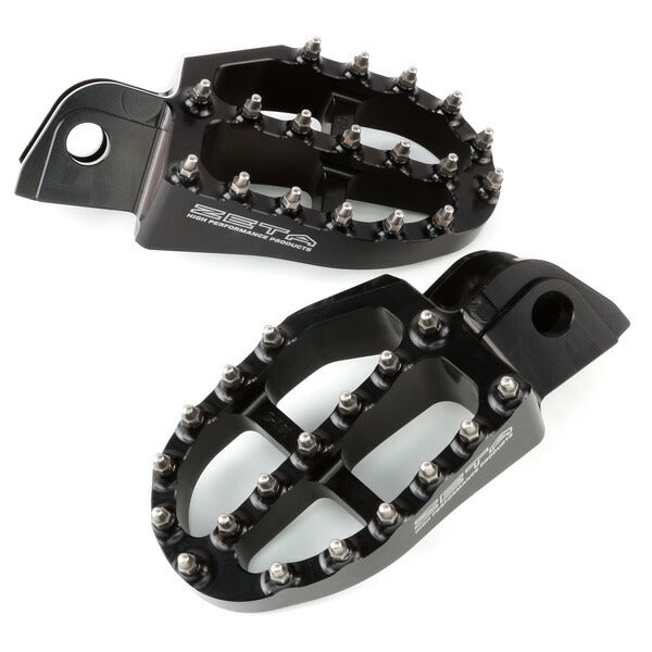 Aluminum Footpegs Black for KTM, Husqvarna, and Beta motorcycles
