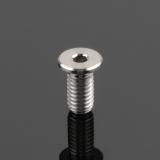 Titanium Cap Bolt, Extra Low Head, M6, Pitch 1.0, 12mm, 1 pc.