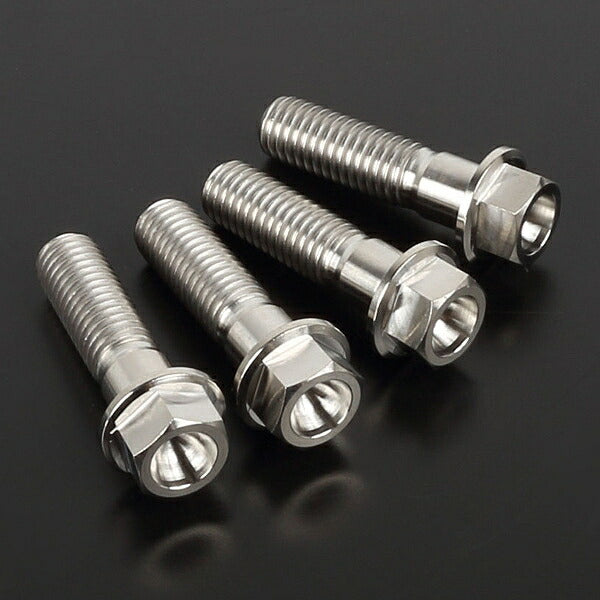 Z-Titanium Flange Bolt Set M8 4 pieces 30mm