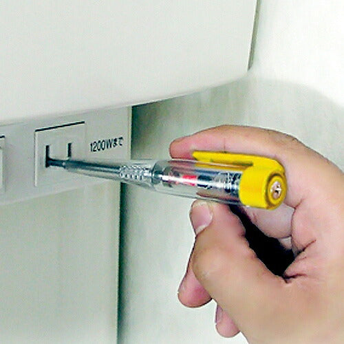 LED検電ドライバー サイズ:全長120mm 軸長:20