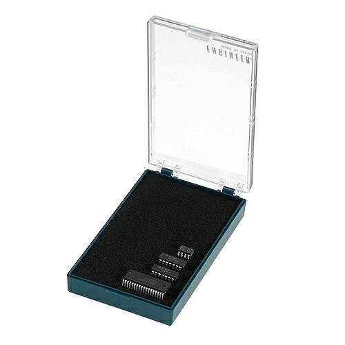 ICケース サイズ:80X135X25mm ウレタンサイズ:74X129X10mm ウレタン表面抵抗値:5X106Ω以下