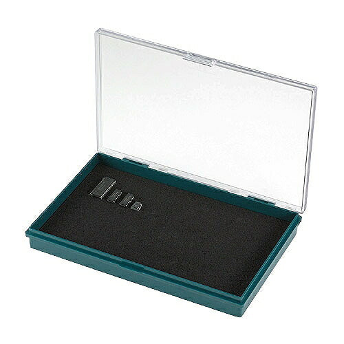 ICケース サイズ:230X145X28mm ウレタンサイズ:216X133X10mm ウレタン表面抵抗値:5X106Ω以下