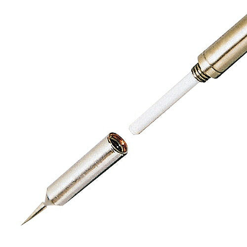 セラミック半田コテ サイズ:全長202mm 材質:ガラス繊維強化プラスチック 最高温度:400℃ 消費電力:26W 定格電圧:100V 絶縁抵抗:100MΩ 標準コテ先:ST-10