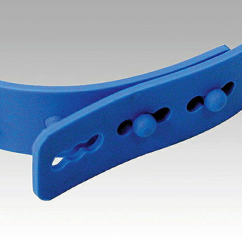 クリーンルーム用リストストラップ 電流制限抵抗値:1MΩ±10KΩ(コード部)、15KΩ±3KΩ(リストバンド部) 長さ:実用約1.8m