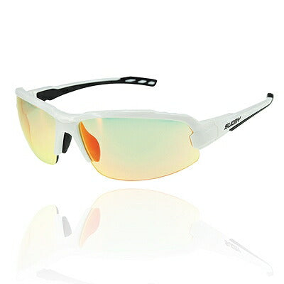 SUOMY Sunglasses White/Green Revo Mirror