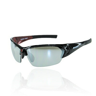 SUOMY Sunglasses Black Red / Black Mirror