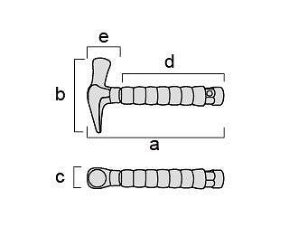 電工貫通ポケットハンマー