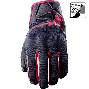 RS3 Gloves Black/Red Size L