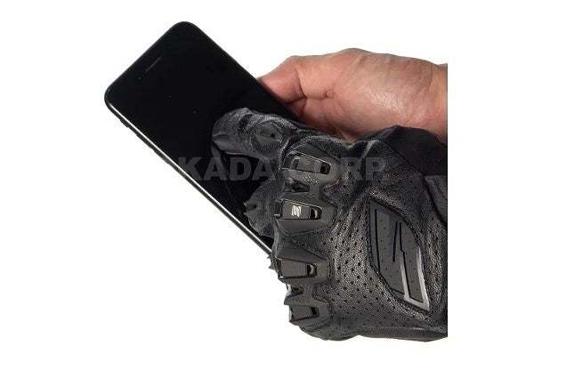 STUNT EVO 2 LEATHER Leather Gloves Black S Size
