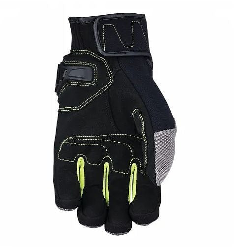 RS4 Gloves Gray/Fluorescent Yellow Size L