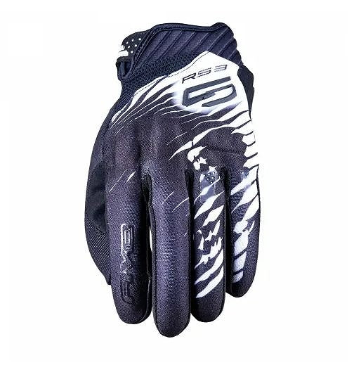 RS3 EVO Graphics Gloves Skull/Black/White Size L