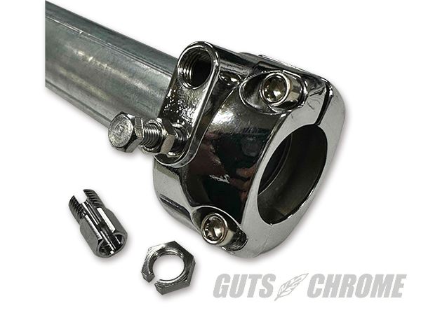 シングルスロットルAssy クローム