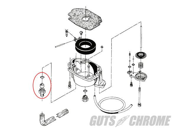 Fuel Inlet Seat E/G Carb