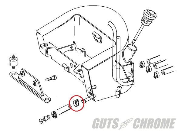 Hose Clamp 13/16 inch Evo Softail FXR 25pcs
