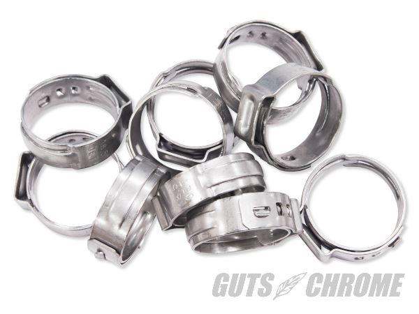 Hose Clamps 45/64 inch 10pcs